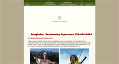 Desktop Screenshot of evergladesbackcountryexperience.com